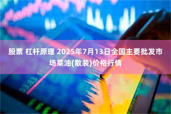 股票 杠杆原理 2025年7月13日全国主要批发市场菜油(散装)价格行情
