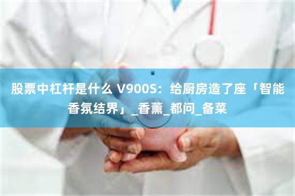 股票中杠杆是什么 V900S：给厨房造了座「智能香氛结界」_香薰_都问_备菜