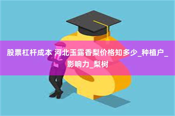 股票杠杆成本 河北玉露香梨价格知多少_种植户_影响力_梨树