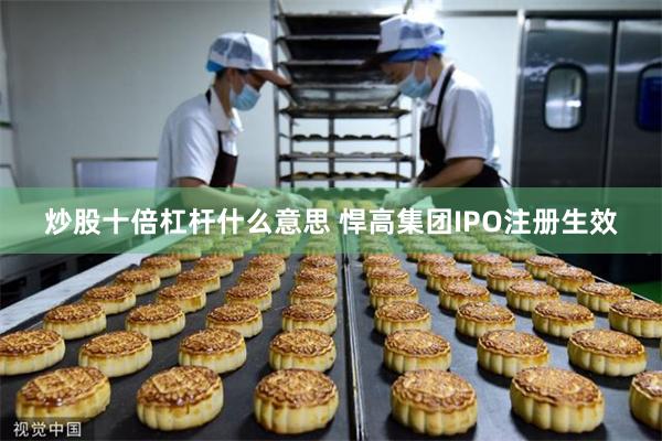 炒股十倍杠杆什么意思 悍高集团IPO注册生效