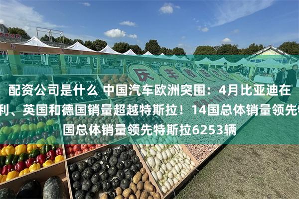 配资公司是什么 中国汽车欧洲突围：4月比亚迪在西班牙、意大利、英国和德国销量超越特斯拉！14国总体销量领先特斯拉6253辆