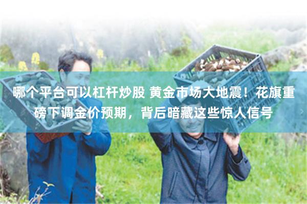 哪个平台可以杠杆炒股 黄金市场大地震！花旗重磅下调金价预期，背后暗藏这些惊人信号
