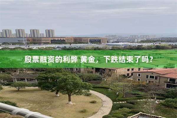 股票融资的利弊 黄金，下跌结束了吗？