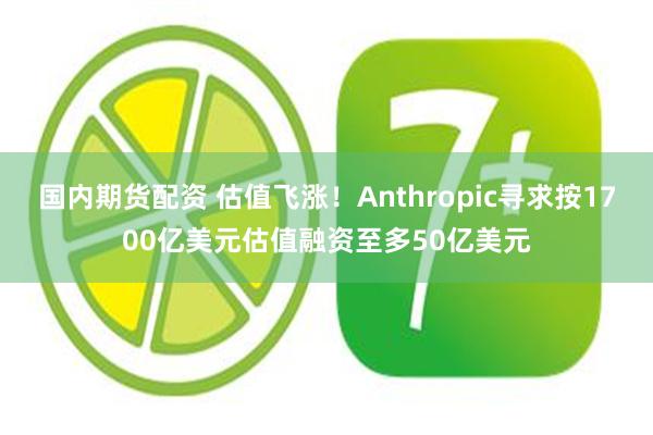 国内期货配资 估值飞涨！Anthropic寻求按1700亿美元估值融资至多50亿美元