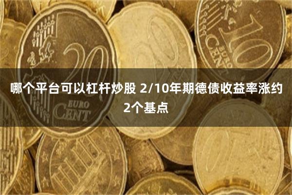 哪个平台可以杠杆炒股 2/10年期德债收益率涨约2个基点