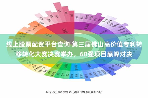 线上股票配资平台查询 第三届佛山高价值专利转移转化大赛决赛举办，60强项目巅峰对决