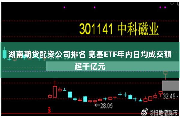 湖南期货配资公司排名 宽基ETF年内日均成交额超千亿元