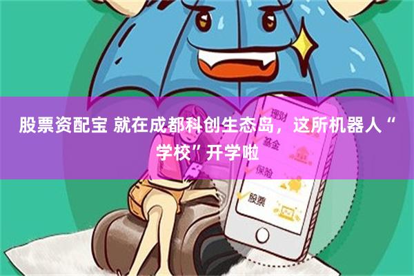 股票资配宝 就在成都科创生态岛，这所机器人“学校”开学啦