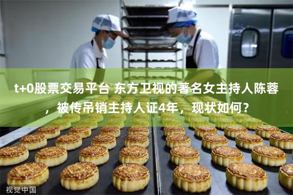 t+0股票交易平台 东方卫视的著名女主持人陈蓉，被传吊销主持人证4年，现状如何？